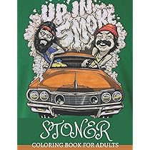 Best Stoner and Potheads Coloring Im Book So F#*king High: Super Stoned And Completely Baked [Book]