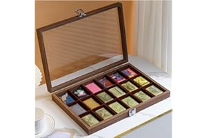 WEIMINLI Lighter Display Case Desktop for Displaying 18 Lighters, Perfect Men's Gift for Dad, Husband, Him