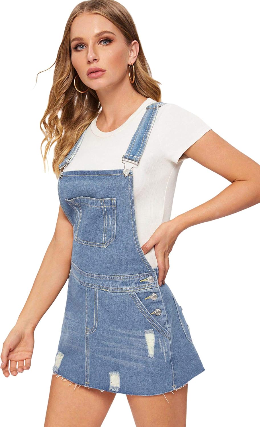 girls bib overall dress