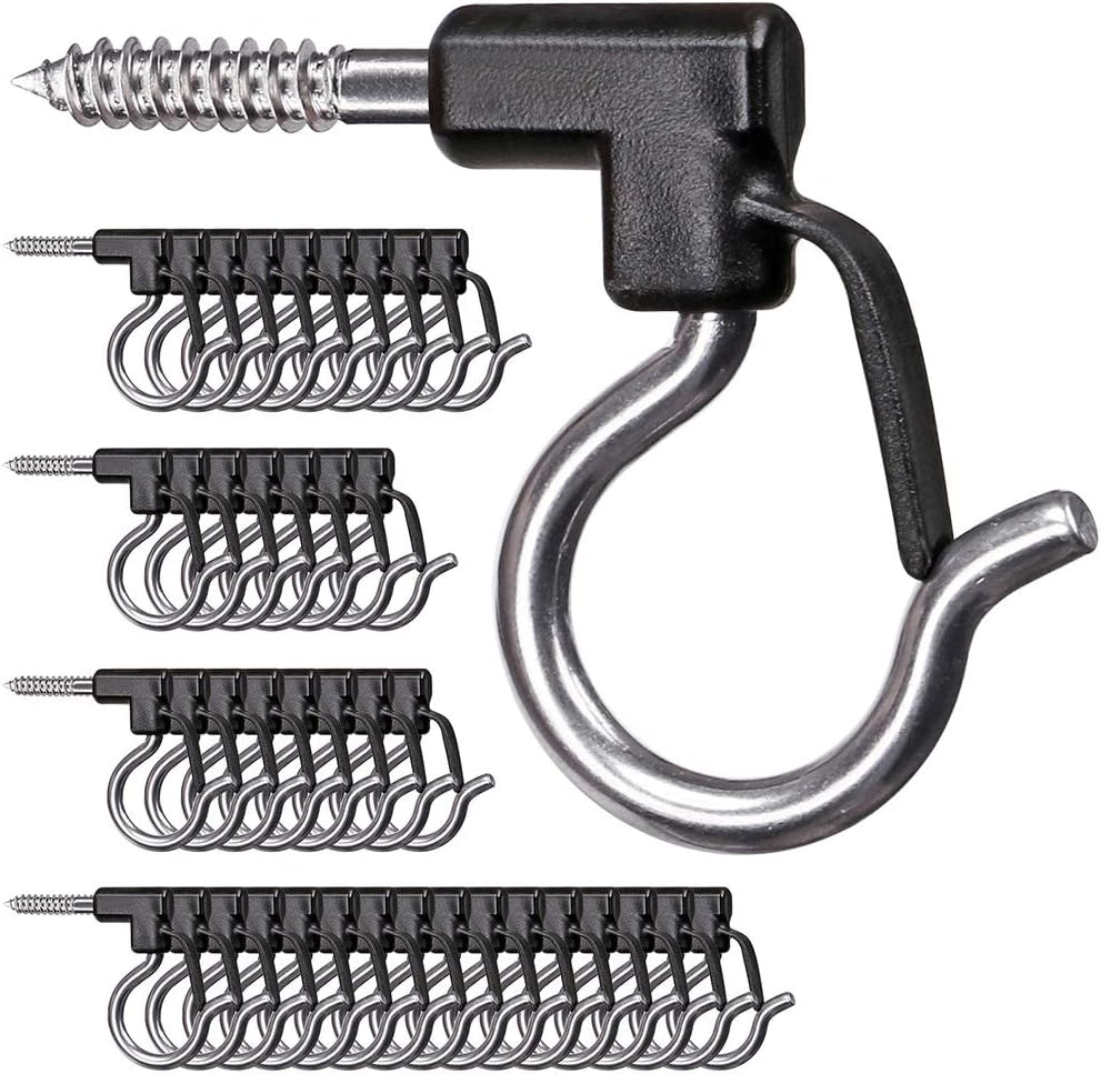 SELEWARE Stainless Steel 40 Pieces Q-Hanger