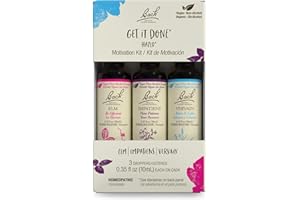 BACH FLOWER REMEDIES Bach Original Flower Remedies - GET IT DONE Trio Kit - For Motivation (Non-Alcohol Formula) - Natural Homeopathic Flower Essence - Vegan - 3 x 10mL Droppers