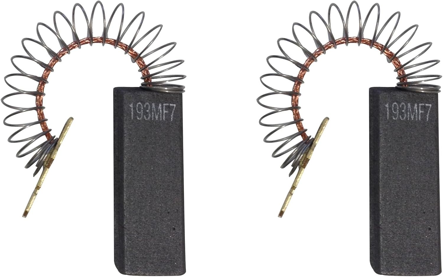 2x Carbon Brushes Use on Washing Machine (Size 5 X 12.5 X 32