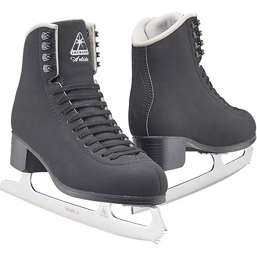 Jackson Ultima Artiste Figure Ice Skates for Womens, Girls, Mens and Boys in White and Black Colors - Improved, JUST LAUNCHED 2019