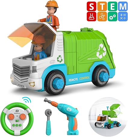 Amazon Com Deerc Remote Control Take Apart Toys Cars For Kids