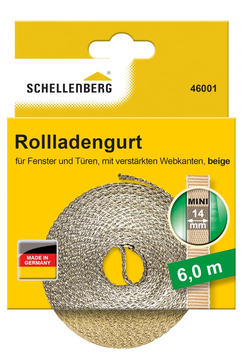 Schellenberg 46001 Roller Shutter Belt 14 mm / 6 m Beige — image 1