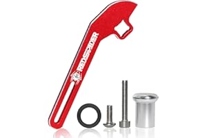 REDSPIDER RC Steering Wheel Trigger RC One-Handed Control Accessory Adapter for Flysky NB4/NB4 Pro Controller Trigger One-Handed Control Adapter Upgrade Parts (Red)