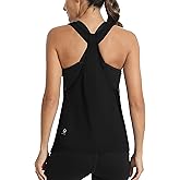ICTIVE Workout Tops for Women Sleeveless Open Back Muscle Racerback Exercise Tank Shirts