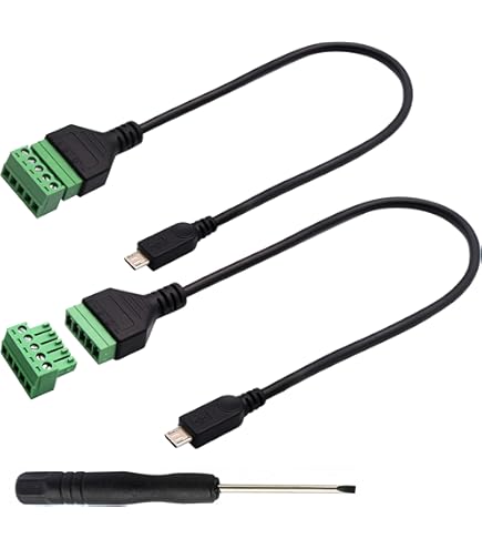 USB Screw Terminal Block Connector, USB 2.0 Type A Male To 5 - View #5