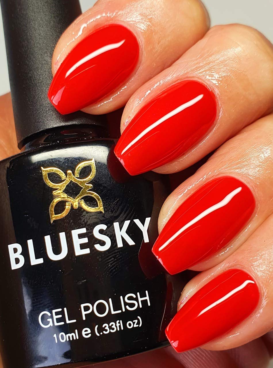 Bluesky Gel Polish Nail FESTIVE RED CHRISTMAS DC26 Soak Off, Requires Drying Under UV or LED Lamp