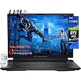 Alienware Dell M18 R2 Gaming Laptop, 18" QHD+(2560 x 1600) 165Hz, Intel 24-Core i9 14900HX, GeForce RTX 4090, 64 GB DDR5, 8 T