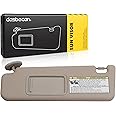 Dasbecan Beige Left Driver Side Sun Visor Compatible with Toyota 4Runner 2004-2008 Replaces# 74320-3D050 74320-3D050-B0