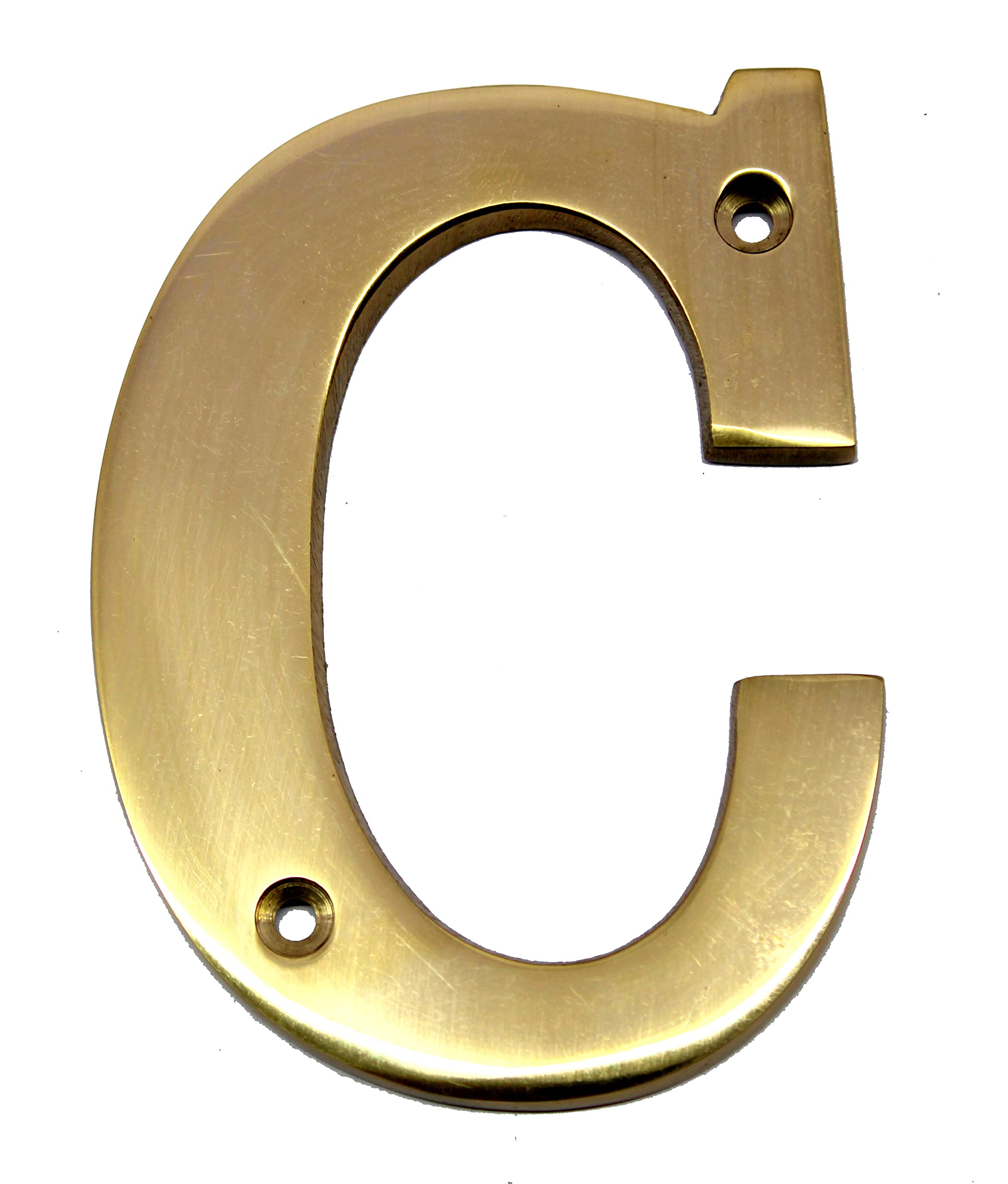 esplanade Brass House Hotel Door Name - Wall Door Plaque Alphabet Letter "Z" - 4" Inches ("C" Alphabet - 4)