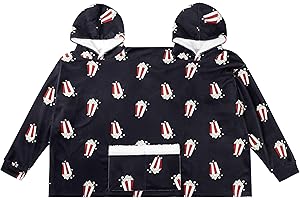 ianjetty Couples Hoodies Pajamas, Oversized Matching Onesies Sweatshirts Two Person hoodie with Pocektes