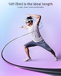 Maxonar [Next-Gen Chip VR Charging Link Cable 16FT