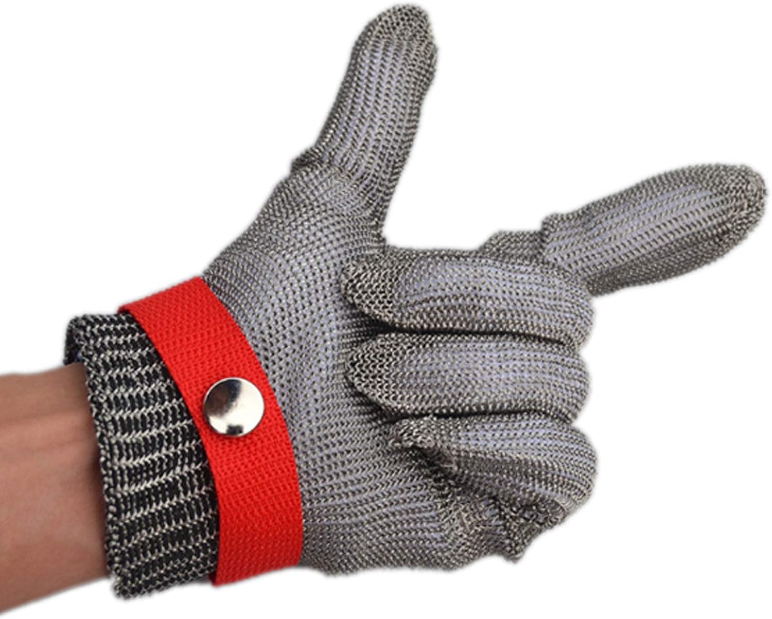 Ywlanlantrading Brushed Stainless Steel Mesh Cut Resistant Chain Mail