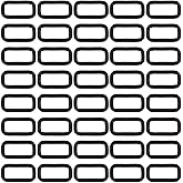 Metal Rectangle Ring Buckles Square Strap Webbing Belt Rings for Bag Purse Non Welded 1 x 3/8 Inch, Black