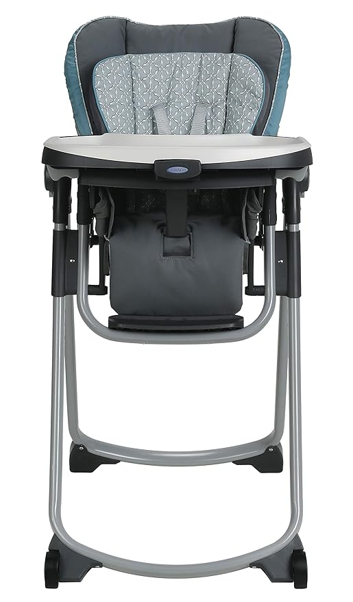 graco slim snacker high chair stratus