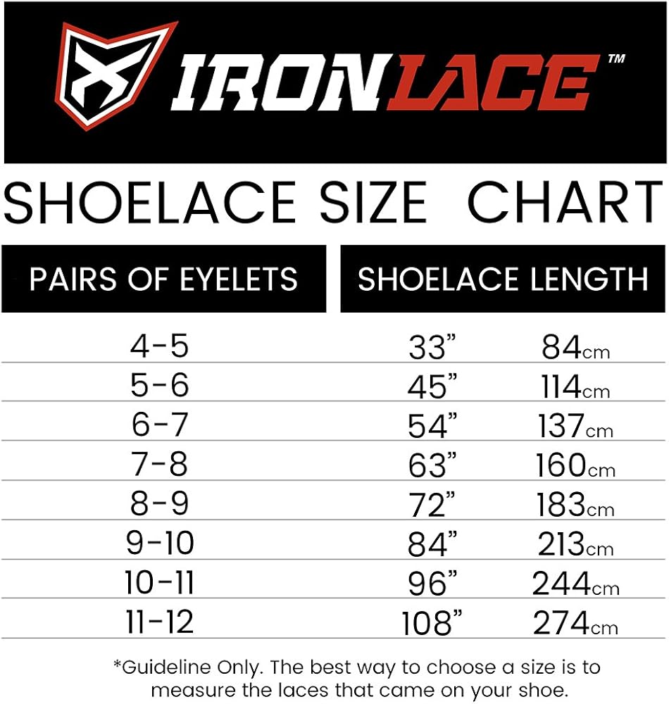 Ironlace Paracord Shoelace Boot Lace: Clothing