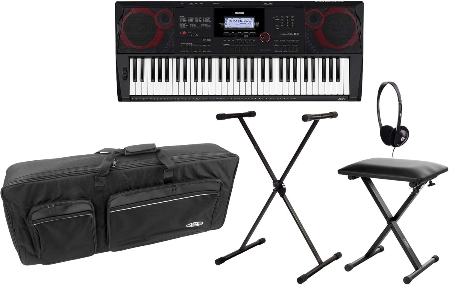 casio 61 key keyboard bolsa