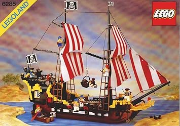 RARE Vintage 1989 Lego Black Seas 