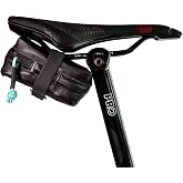ORUCASE Saddle Bag HC &ndash; (SB25 / 0.4L) Waterproof Bike Seat Bag with YKK AquaGuard Zipper, Foam-Lined Protection &amp; TPU Gear Strap &ndash; Compact Under-Seat Storage for Road, Gravel &amp; MTB - Black