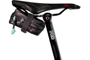 ORUCASE Saddle Bag HC – Water-Resistant Cycling Saddle Bag with Clamshell Design & Internal Organization – Recycled TPU Shell, YKK AquaGuard® Zipper – SB25 (25 Cubic inch) Size for Road, Gravel Bikes