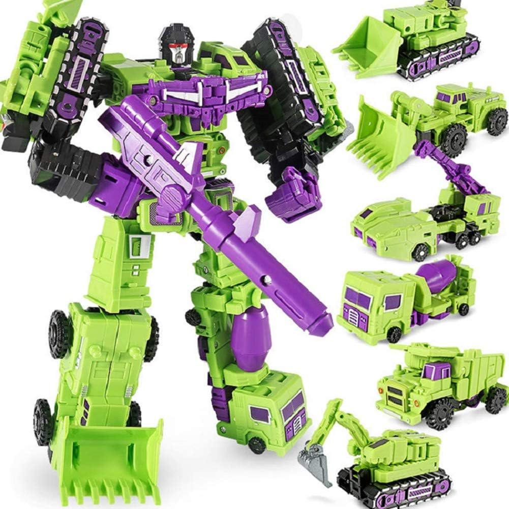 WJ Deformation GT Engineering Devastator Truck Green Combiner 6 in 1