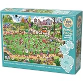 Cobble Hill Family Piece's 350 Puzzle - A Family Affair - Sample Poster Included