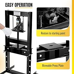 6T Hydraulic Press, 6 Ton H-Frame Garage Hydraulic