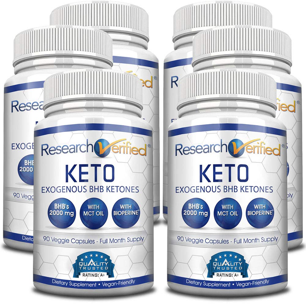 Research Verified Keto Vegan Supplement with 4 Exogenous 6 Bottles eBay