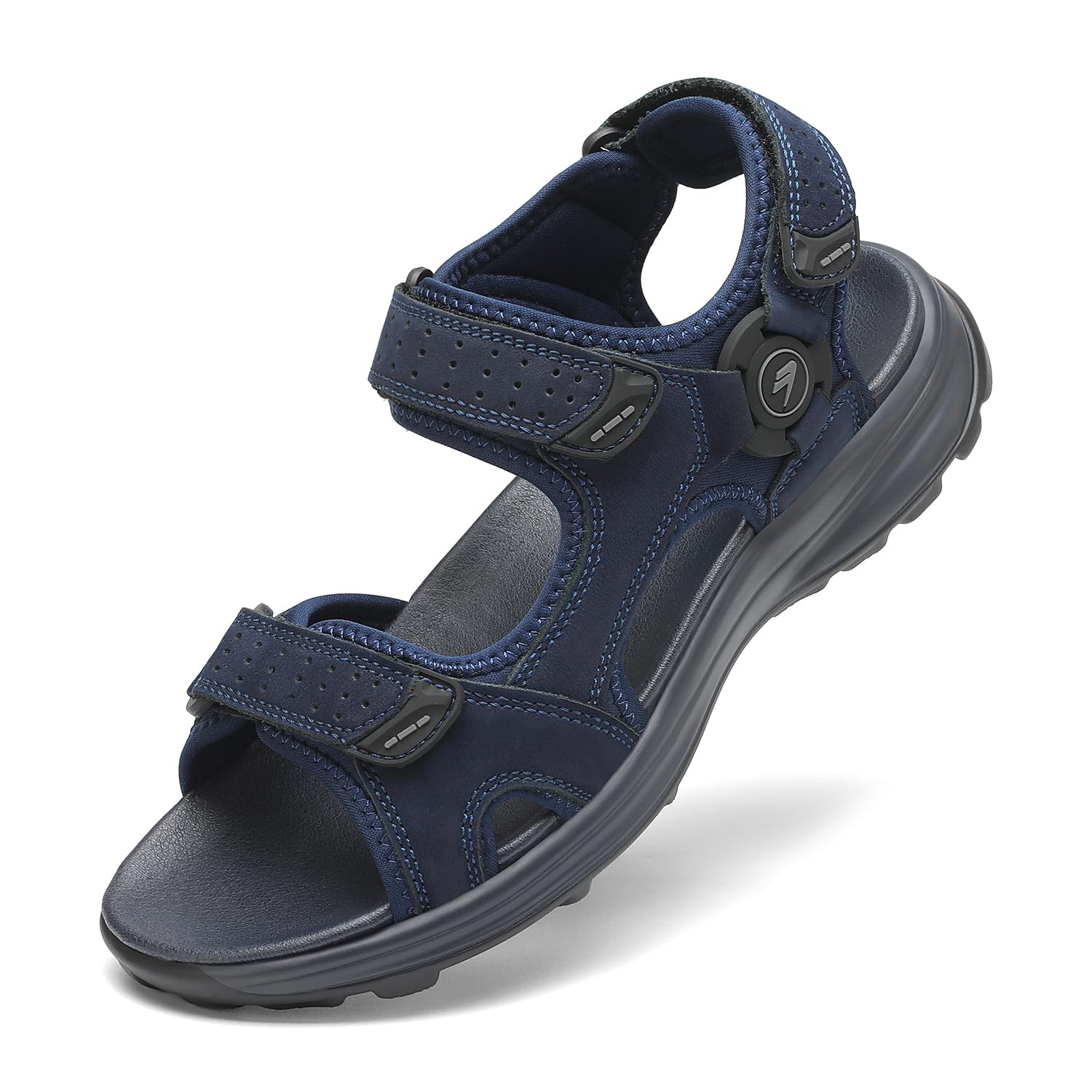 Photo 1 of FLARUT Men's Sport Sandals Outdoor Hiking Sandal Open Toe Walking Sandals for Summer Beach Water Shoes(Blue-a,44)