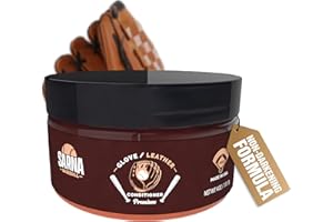 SARNA BASEBALL Glove Leather Conditioner - Use on Baseball Gloves, Softball Gloves, and Other Leather Sports Equipment - Made in USA