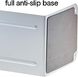 Acrimet Metal Bookends, Non-Skid Heavy Duty 17.5cm H, White, 1 Pair view 2