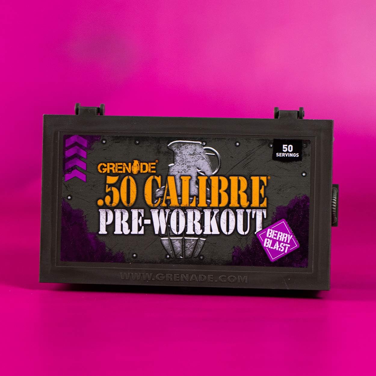Grenade 50 Calibre Berry Blast Pre Workout 580g: Health & Personal Care