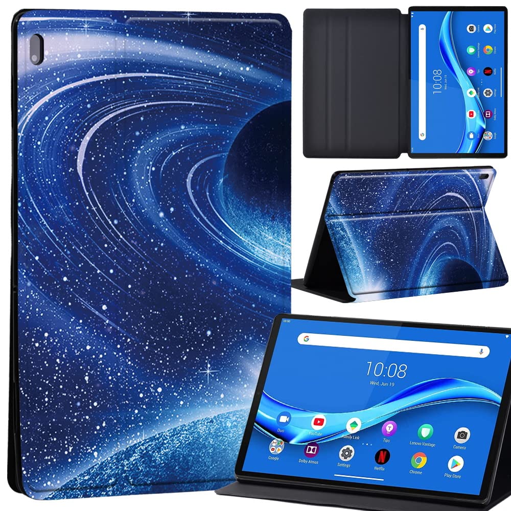 Case For Lenovo Tab M10 FHD Plus 10.3 inch (TB-X606X TB-X606F) Leather Case with Auto Wake-up, Flip Case for Lenovo Tab M10 FHD Plus Cover (blue planet)