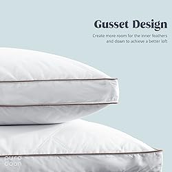 puredown® Goose Feathers and Down Pillow for