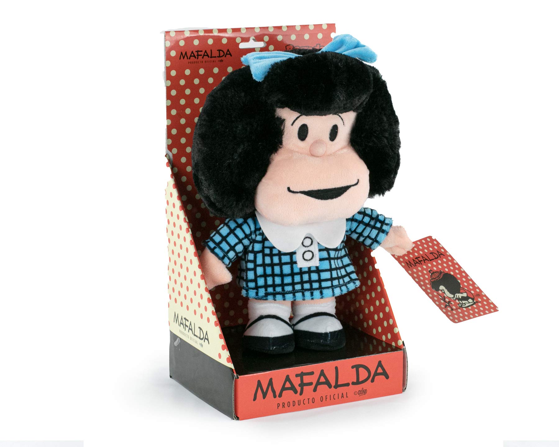 Mafalda - Plush Mafalda 27 Cm - Super Soft Quality (Display, Blue)