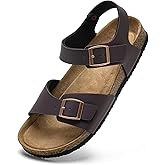 Torotto Womens Sandals with Cork Footbed Open Toe Adjustable Webbing Athletic Slides Sandals for Walking | Beach | Indoor Outdoor