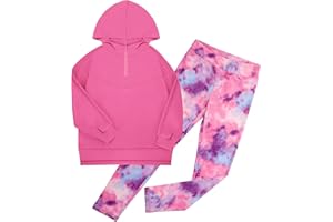 GRACE KARIN Girls Hoodie + Leggings Set Teen Long Sleeve Fashion Sweatshirts Sweatpant Fall Outfit Winter Clothing 6-14