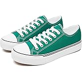 Iarus Womens Canvas Shoes Low top Sneakers for Womens Fashion Casual Shoes Walking Comfortable Shoes