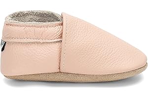 OWLOWLA Soft Sole Baby Shoes Leather Baby First Walking Crib Shoes Slip-on Baby Moccasins Infant Toddler Pre-Walker Shoes for Boy Girl