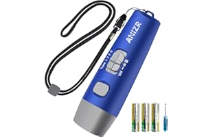 ANIZR Electronic Whistles with Lanyard,Adjustable 3 Tone & 3 High Volume Hand Emergency Whistle Basketball Referee Whistle for Coach,Teacher,Police,Outdoor Camping Boating Hiking(with Battery)
