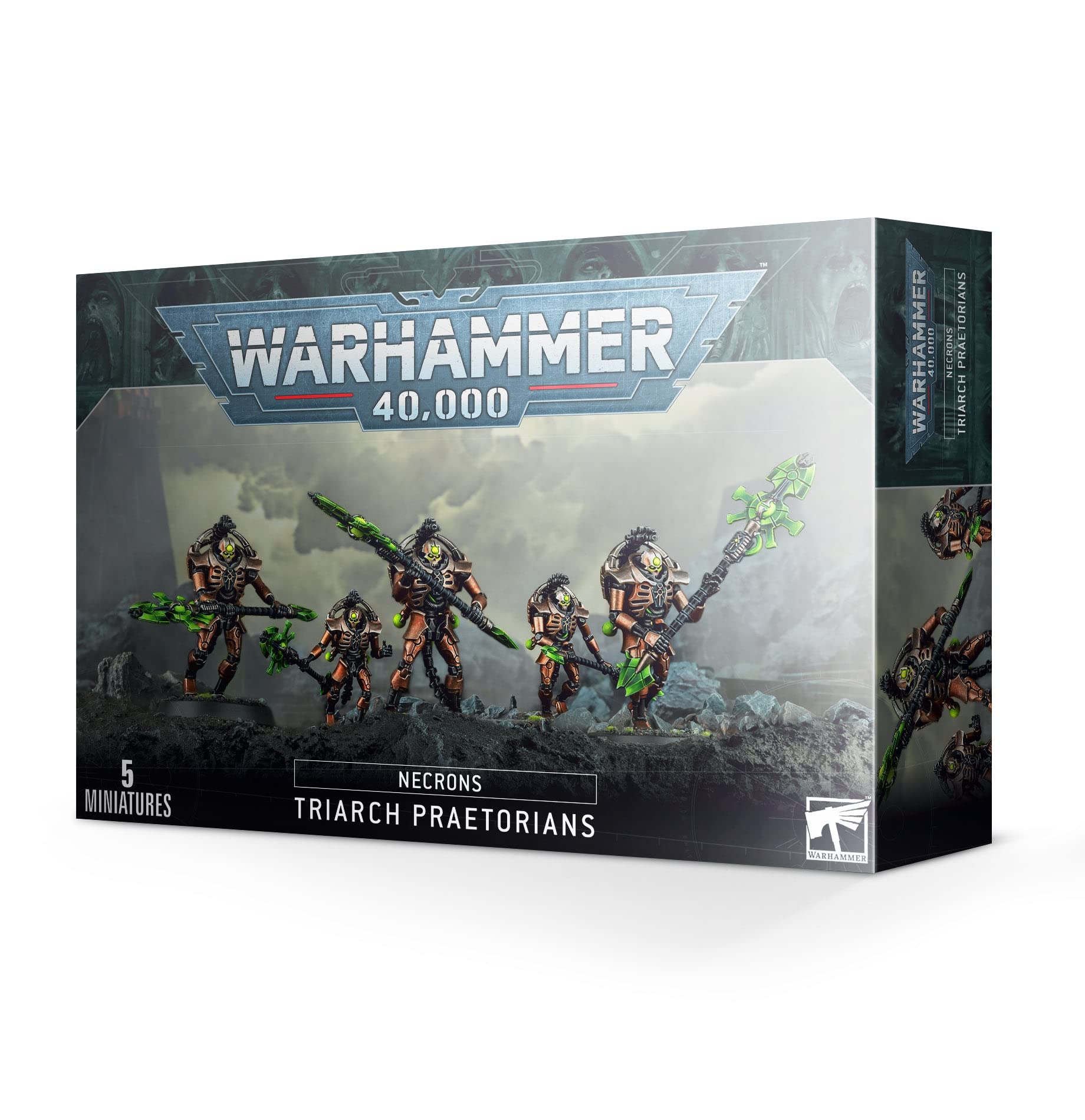 Games Workshop Warhammer 40K (40,000): Necrons - Triarch Praetorians, Grey