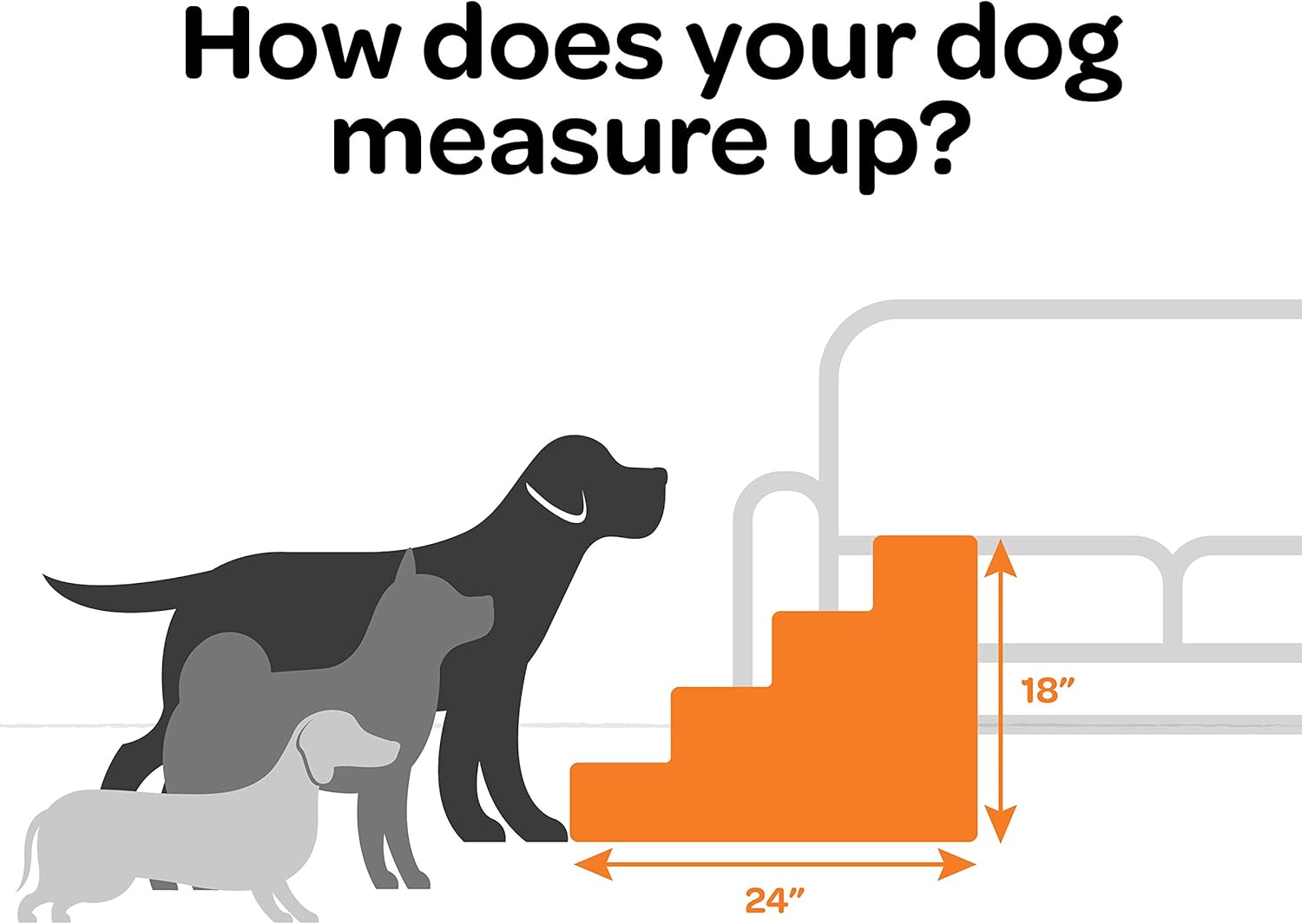 USA Made Pet Steps/Stairs with CertiPUR-US Certified Foam for Dogs & Cats by Best Pet Supplies : Pet Supplies