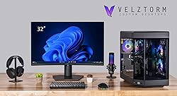 Velztorm Black Praetix Custom Built Y60 Gaming