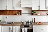FURNIWARE 10 Pack Brushed Nickel Aluminum Cabinet Handles 160mm Hole Center view 7