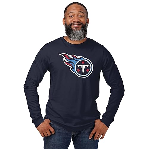FOCO Men's Tennessee Titans NFL Primary Logo Long Sleeve T-Shirt, Team Color