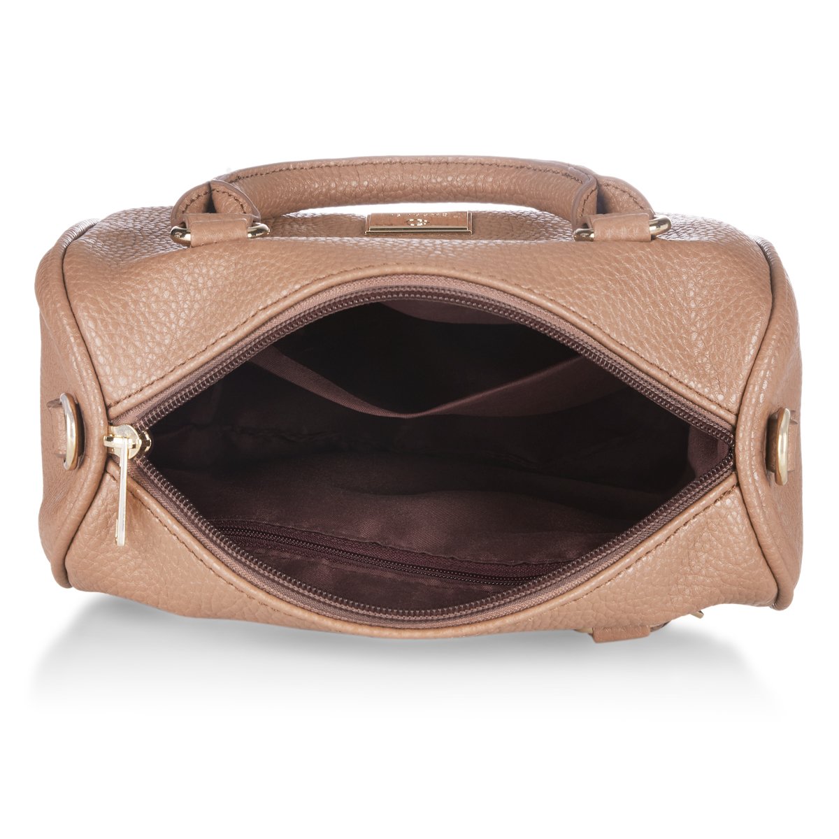 caprese zhilene women's satchel (pastel brown) ()