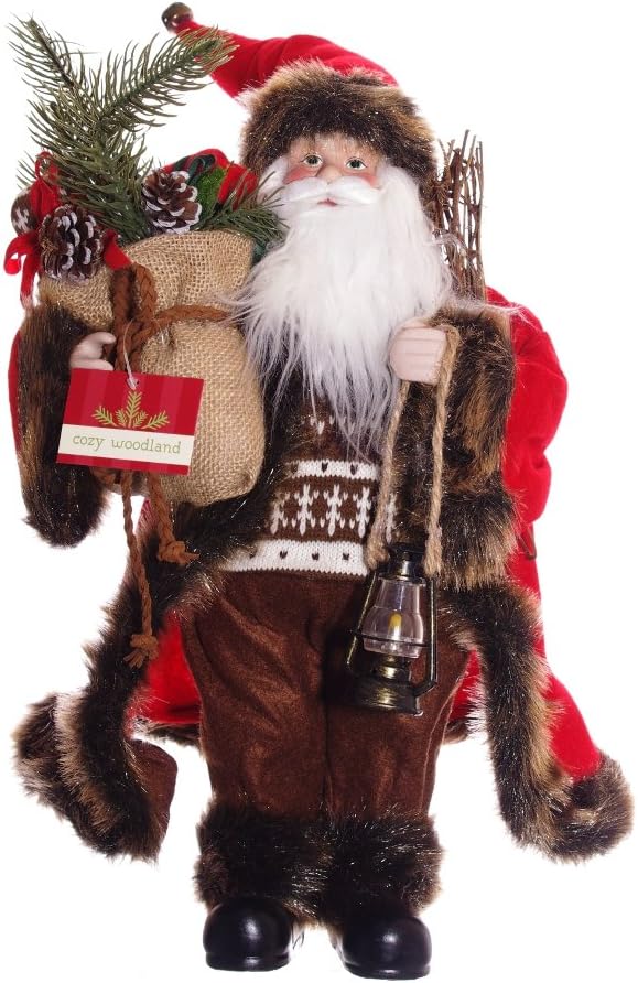 Woodland Santa Claus Statue