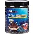 Freeze Dried Blood Worms for Fish – Natural High Protein Fish Food,Enhances Color & Growth for Betta,Cichlid, Goldfish, Guppy (3 oz)